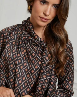 Alice & Charlotte Chemises|Chemisier Tycia noir