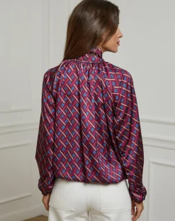 Alice & Charlotte Chemises|Chemisier Tycia prune