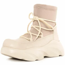 Lab78 Bottines|Chunky bottines beiges - Talon 6 cm