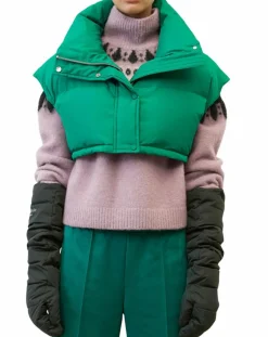 Marc O'Polo Manteaux|Col type doudoune vert