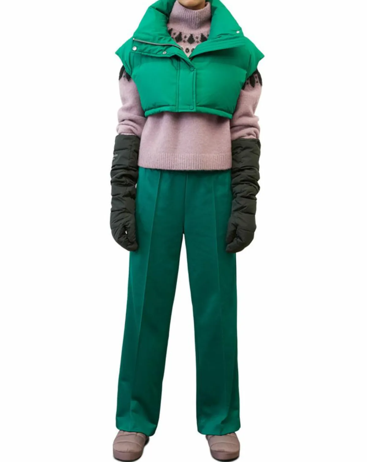 Marc O'Polo Manteaux|Col type doudoune vert