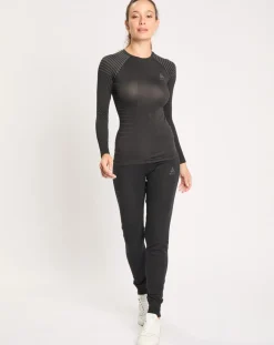 Odlo Pantalons|Collants Thermique Warm noirs