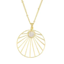 Moonstone Colliers|Collier Ania en Laiton doré