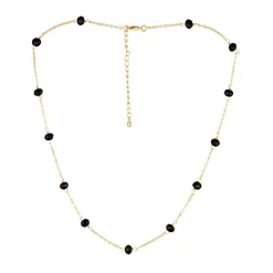 Moonstone Colliers|Collier Elisa Jade en laiton doré