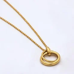 By Rafaella Colliers|Collier Giasmina en Argent doré