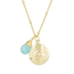 Moonstone Colliers|Collier Iva en Laiton doré