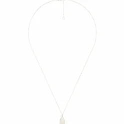 Moonstone Colliers|Collier Lora Quartz rose en laiton argenté