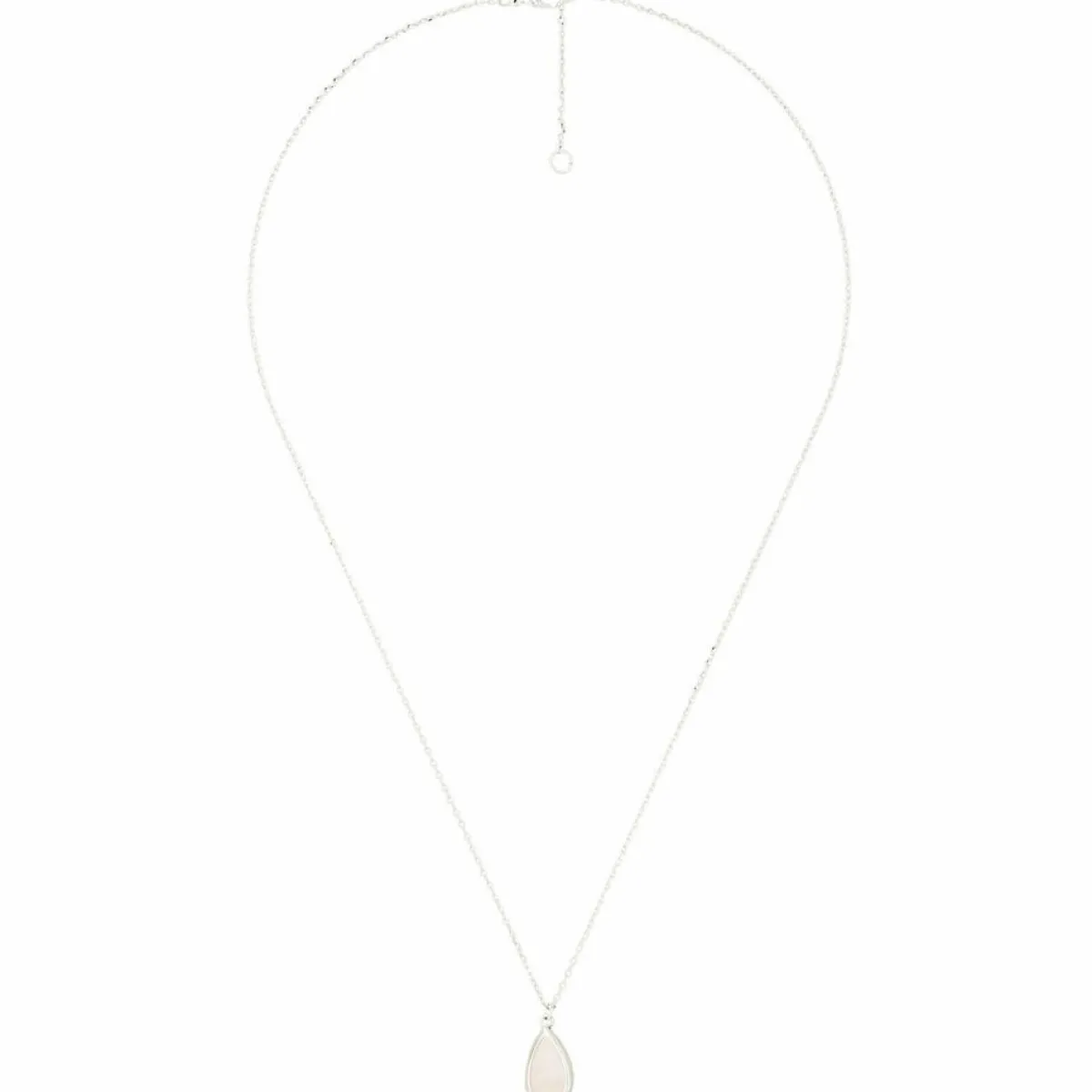 Moonstone Colliers|Collier Lora Quartz rose en laiton argenté