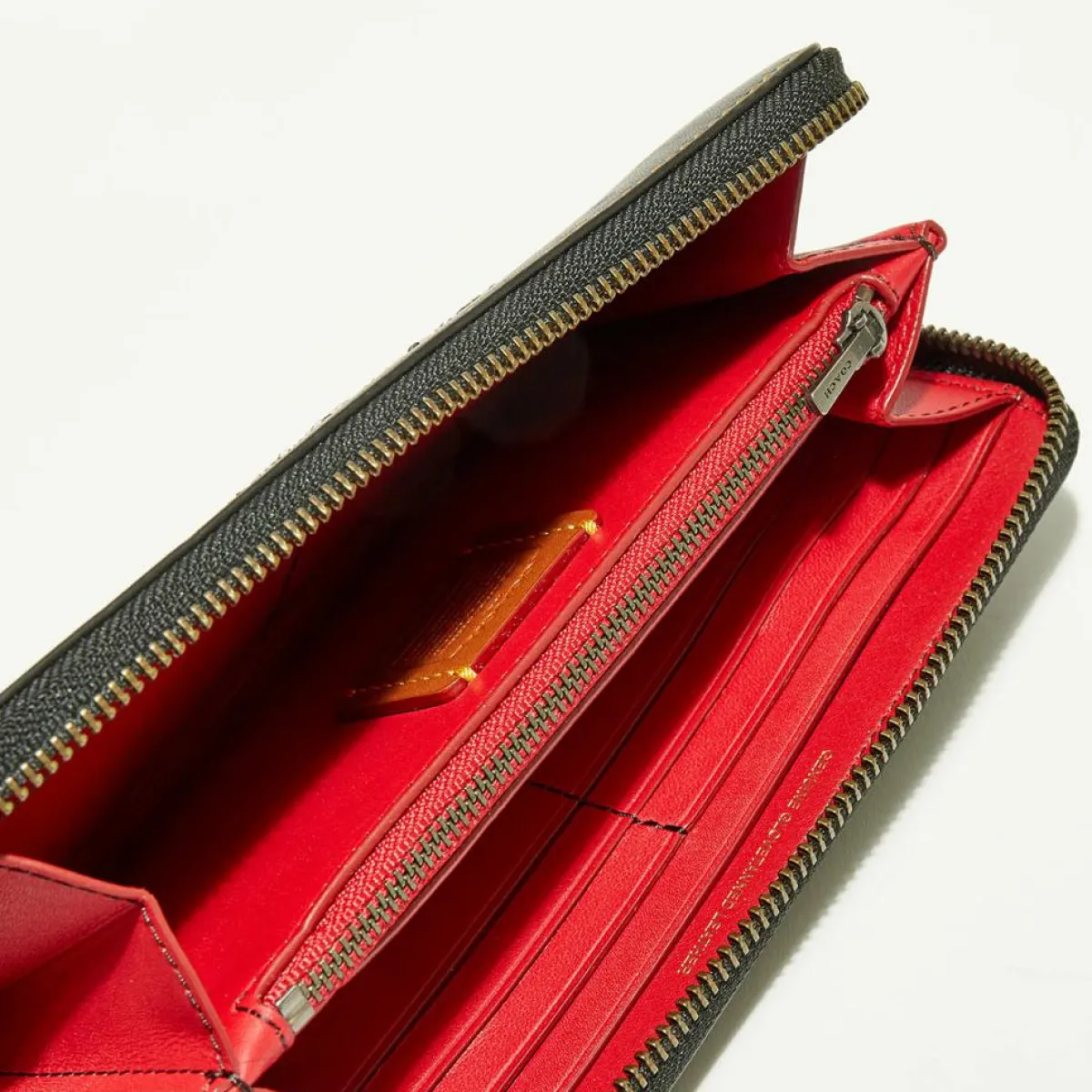 Coach Porte-Monnaie Et Portefeuilles|Compagnon en Cuir Accordion sequins noir - 9.9x18.9 cm