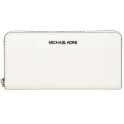 Michael Kors Porte-Monnaie Et Portefeuilles|Compagnon en Cuir Jet Set Travel blanc - 10x20.5x2.5 cm