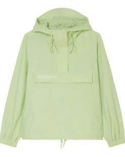 Marc O'Polo Vestes, Blousons|Coupe Vent à Capuche Grande Poche vert fluo
