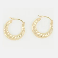 Instant d'Or Boucles D'Oreilles|Créoles Iseult or jaune - 15 mm