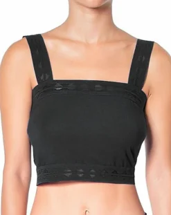 Huit Tops Et Blouses|Crop top Jeanne noir