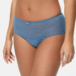 Playtex Lingerie, Nuit|Culotte Coeur Croisé Feminin Dentelle bleue