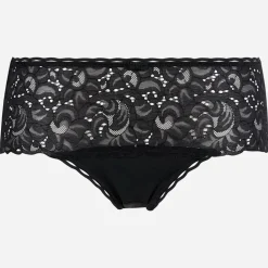 Playtex Lingerie, Nuit|Culotte Coeur Croisé Feminin Dentelle noire