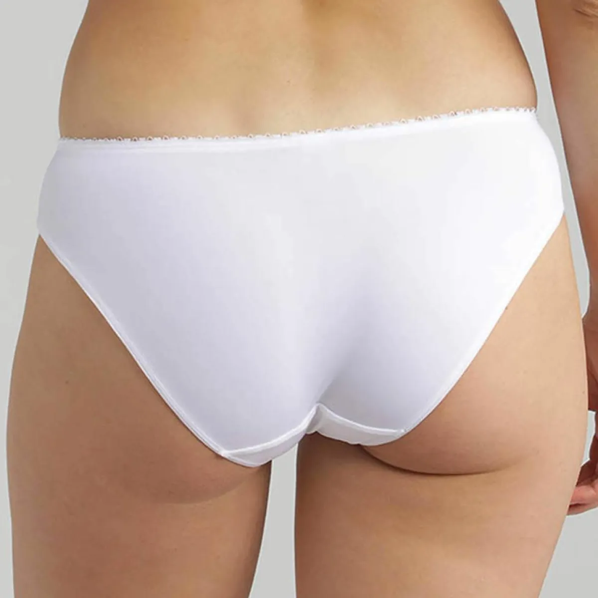 Playtex Lingerie, Nuit|Culotte Flower Elegance imprimé estival blanche