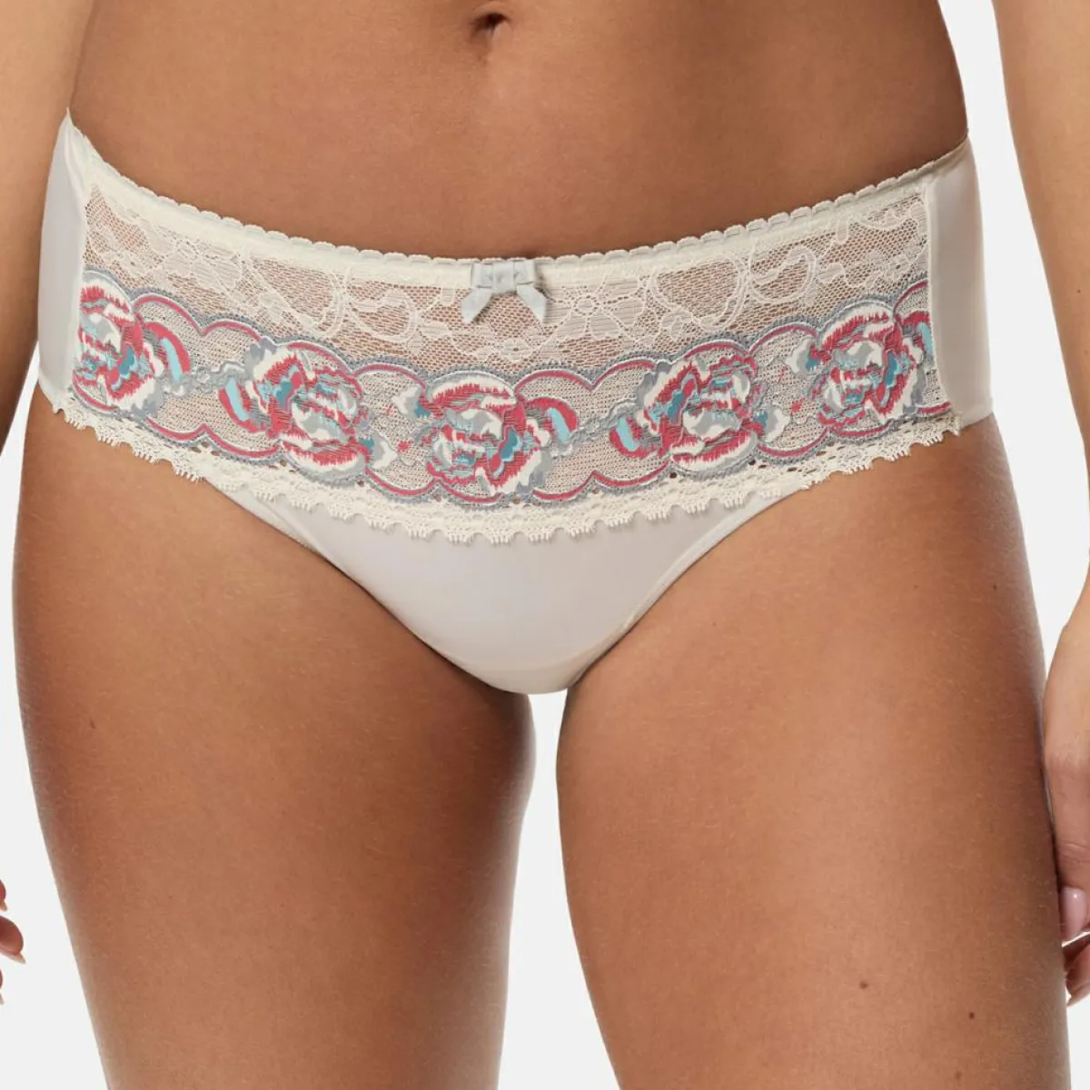 Playtex Lingerie, Nuit|Culotte Flower Elegance motif à fleurs blanche