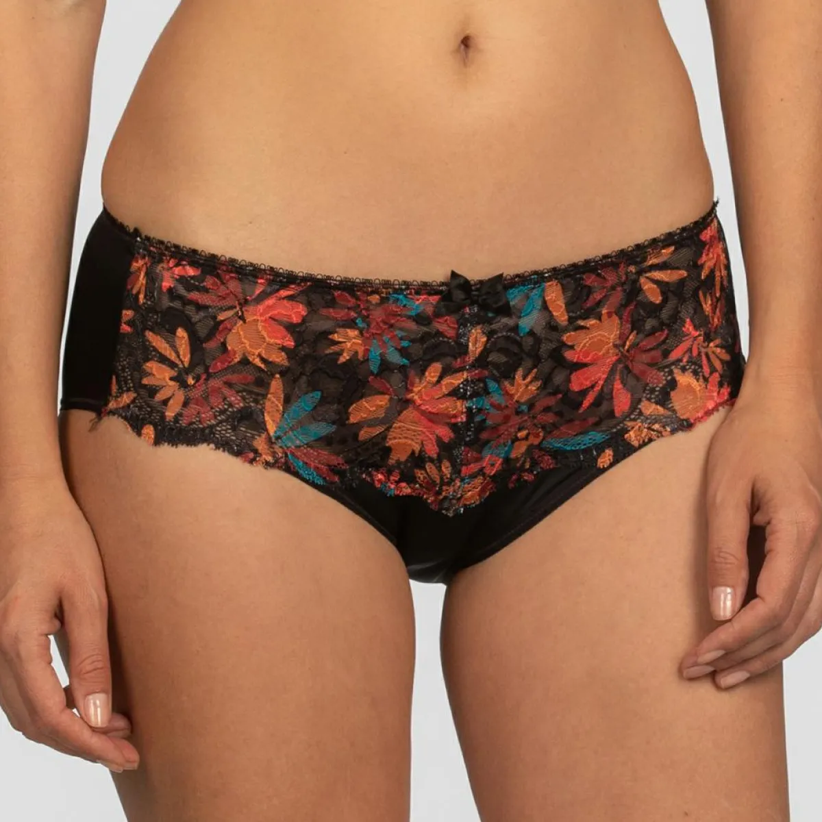 Playtex Lingerie, Nuit|Culotte Flower Elegance marron/noir