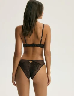 Esotiq Lingerie, Nuit|Culotte K Nacre5 Chocolat Noire