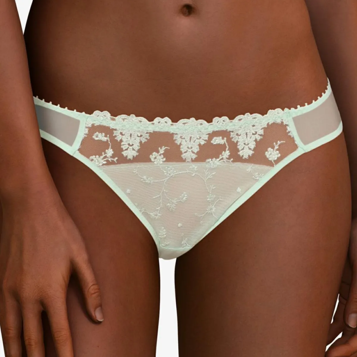 Passionata Lingerie, Nuit|Culotte White Nig vert atoll