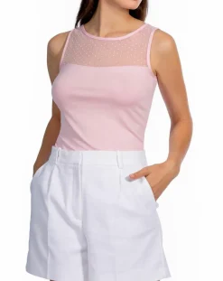 Mare Tops Et Blouses|Débardeur bretelles larges rose