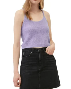 Marc O'Polo T-Shirts|Débardeur en Alpaga & Laine mélangés cropped violet clair