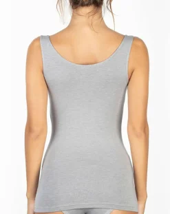 Mare T-Shirts|Débardeur Juliette en Micromodal gris clair