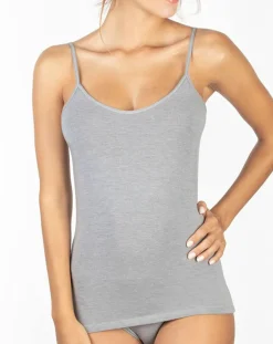 Mare T-Shirts|Débardeur Lucie en Micromodal gris clair