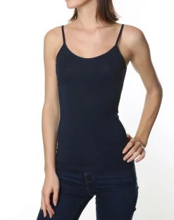 Mare Lingerie, Nuit|Débardeur Lucie en Micromodal bleu