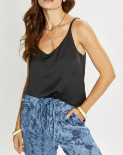 Lauren Vidal Tops Et Blouses|Débardeur Nala noir