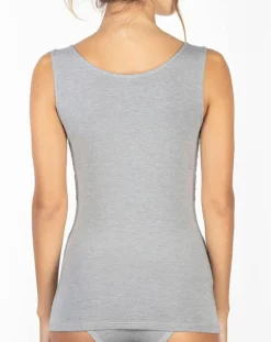 Mare T-Shirts|Débardeur Valérie en Micromodal gris clair