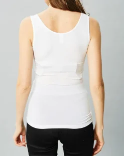 Mare Lingerie, Nuit|Débardeur Valérie en Micromodal blanc