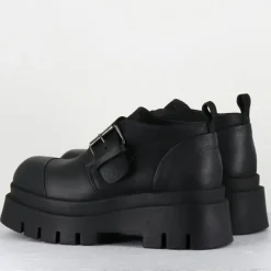 Lofina Derbies|Derbies en Cuir 4005 gas noires - Talon : 6cm