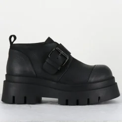 Lofina Derbies|Derbies en Cuir 4005 gas noires - Talon : 6cm