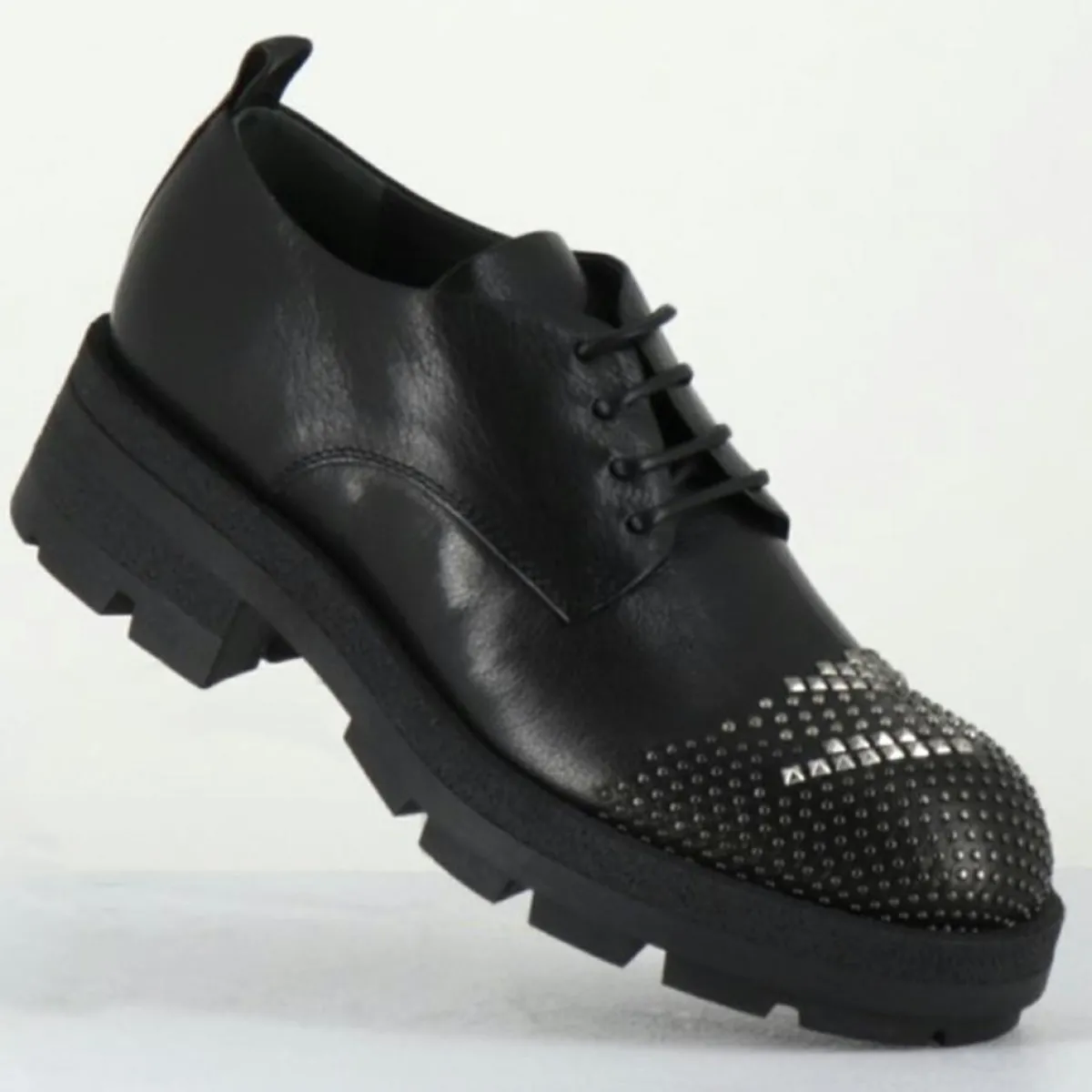 Garrice Lab Derbies|Derbies en Cuir dabran sienne noires