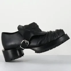 SDM Derbies|Derbies en Cuir lion noires - Talon : 9.5cm