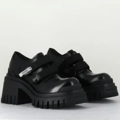 Premiata Derbies|Derbies en Cuir M6349 noires - Talon : 5.5cm