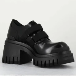 Premiata Derbies|Derbies en Cuir M6349 noires - Talon : 5.5cm