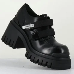 Premiata Derbies|Derbies en Cuir M6349 noires - Talon : 5.5cm