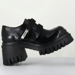 Premiata Derbies|Derbies en Cuir M6349 noires - Talon : 5.5cm