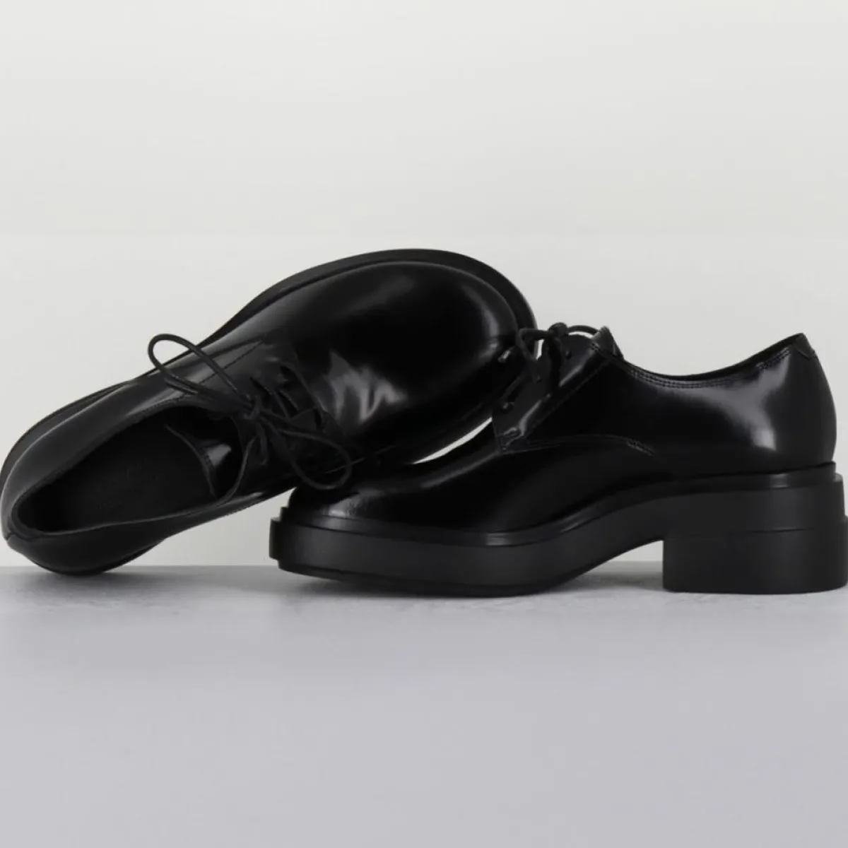 Vic Matie Derbies|Derbies en Cuir noires - Talon 5.5 cm