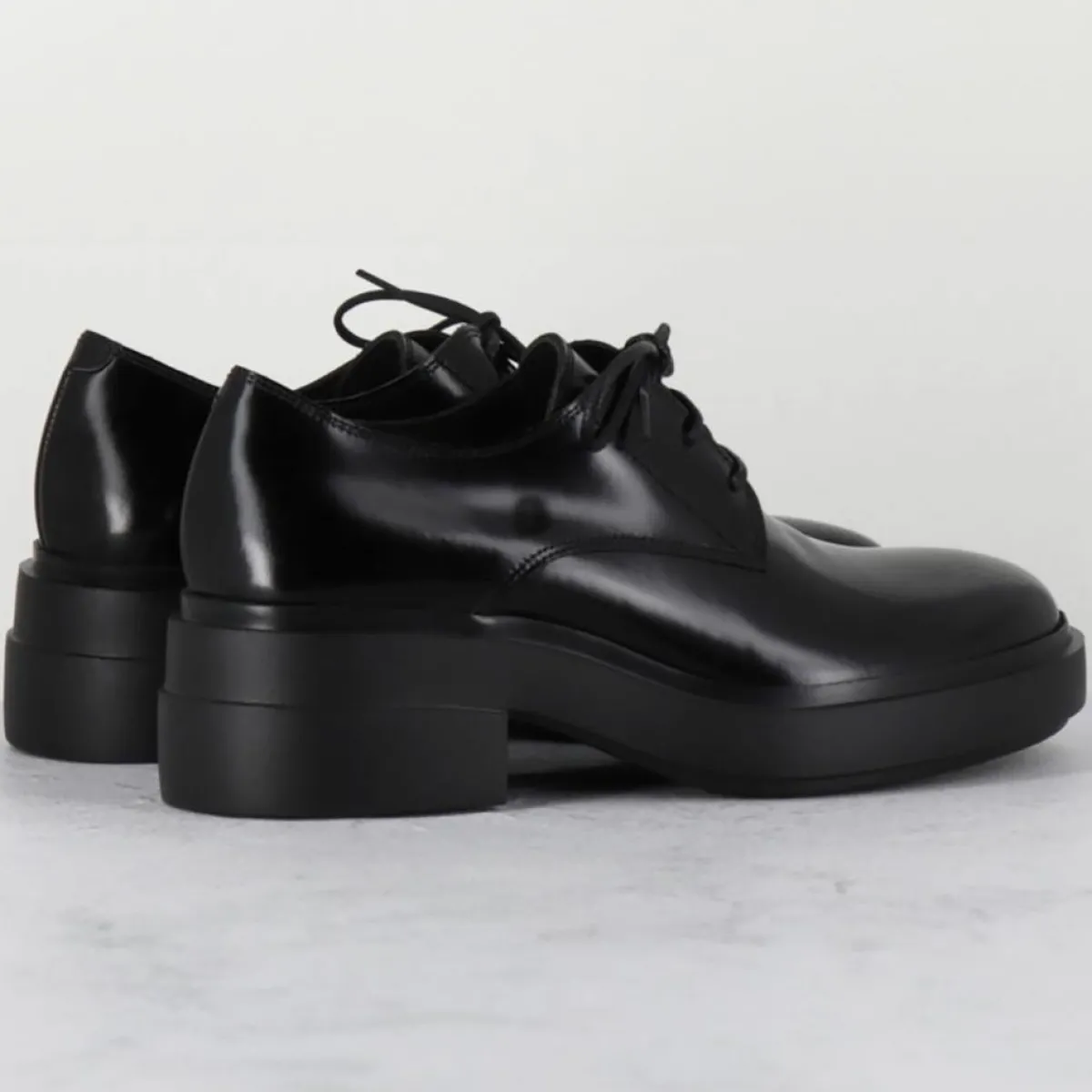 Vic Matie Derbies|Derbies en Cuir noires - Talon 5.5 cm