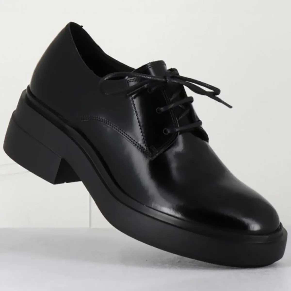 Vic Matie Derbies|Derbies en Cuir noires - Talon 5.5 cm