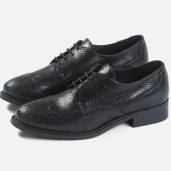 Cosmoparis Derbies|Derbies en Cuir Ulana noires