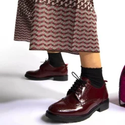 Cosmoparis Derbies|Derbies en Cuir Votel bordeaux