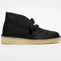 Clarks Bottines|Desert boots en Velours de Cuir Coal noires