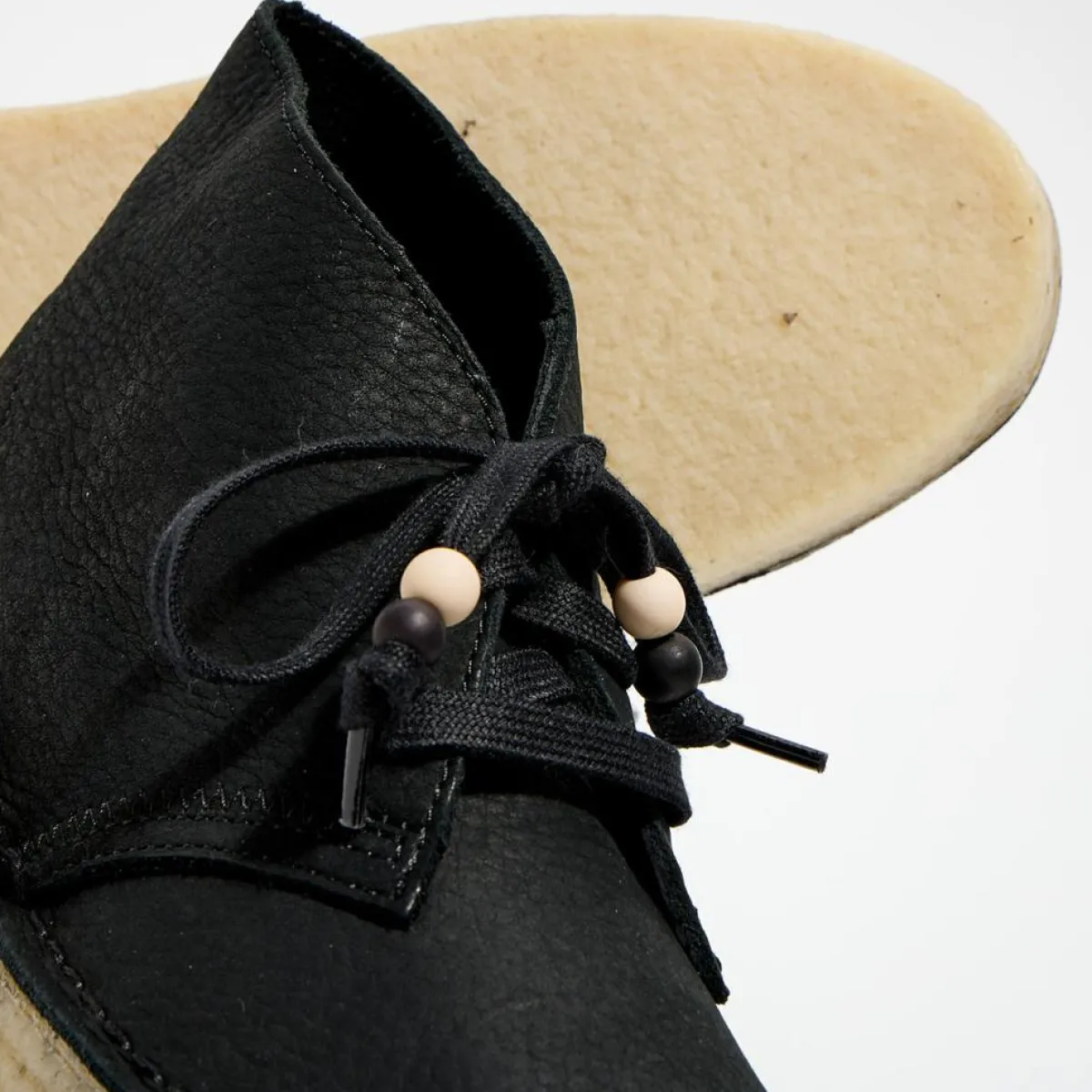 Clarks Bottines|Desert boots en Velours de Cuir Coal noires