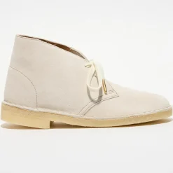Clarks Bottines|Desert boots en Velours de Cuir Desert écrues