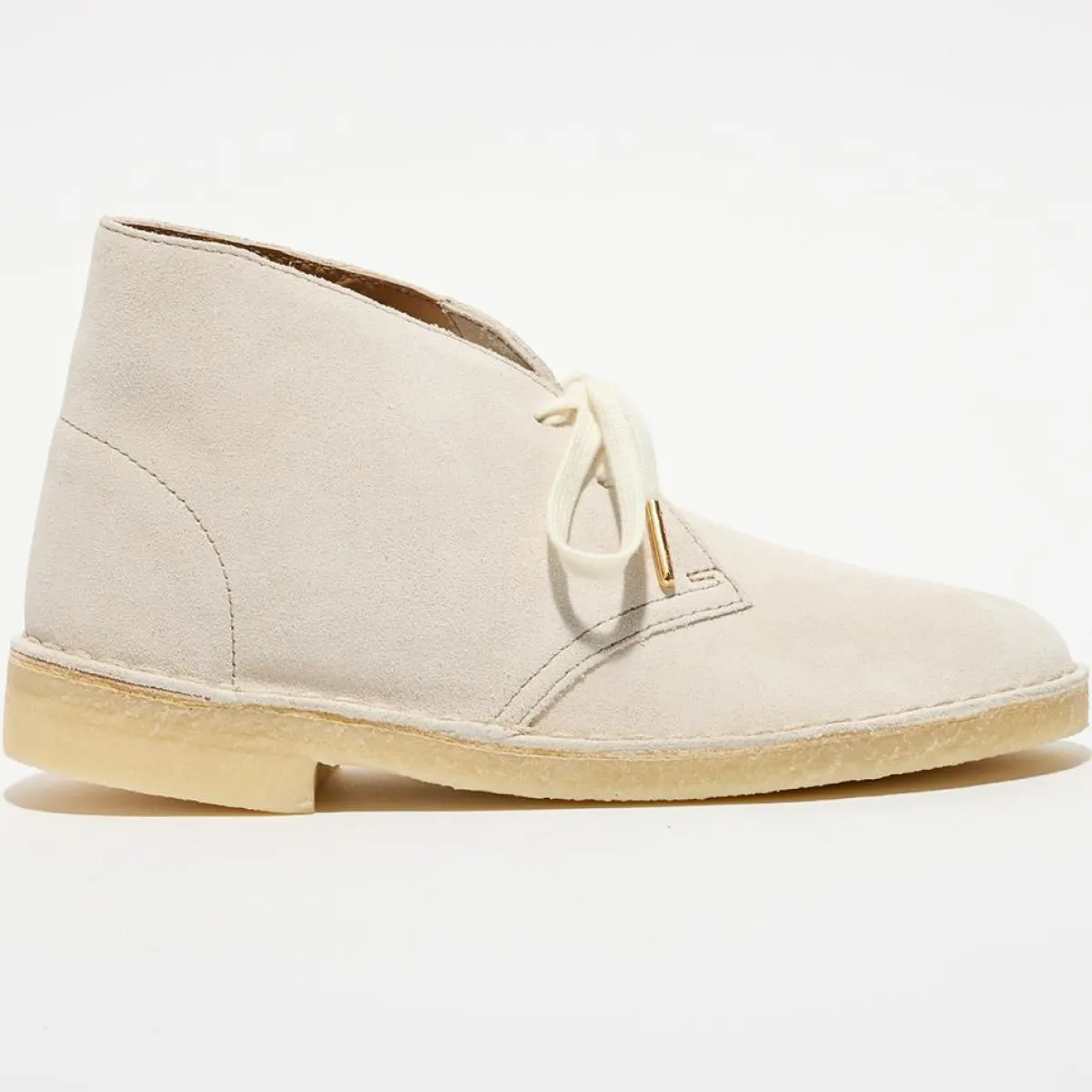 Clarks Bottines|Desert boots en Velours de Cuir Desert écrues