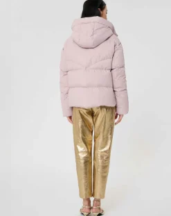 Tara Jarmon Manteaux|Doudoune Dolores vieux rose